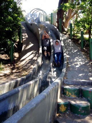 Guys on secret slide